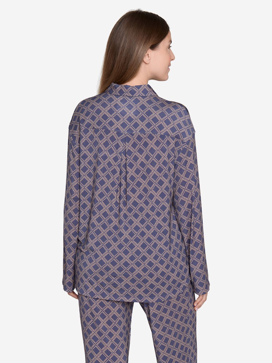 Joop! Nachthemd Loungewear OPEN PURPLE