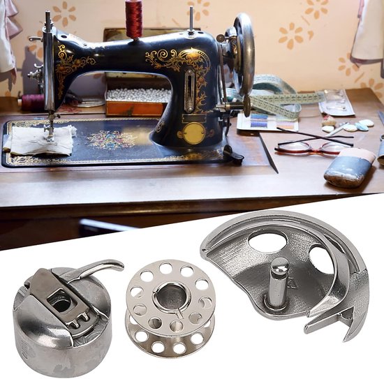 Spoelcapsule w6, spoel capsule W6, naaigaren onderdelen scheepshaak spoelcapsule, spoel doos set klasse 15 hendel deel #6510 voor 158.19461, Sewing Notions & Supplies Spoelen — afbeelding 4