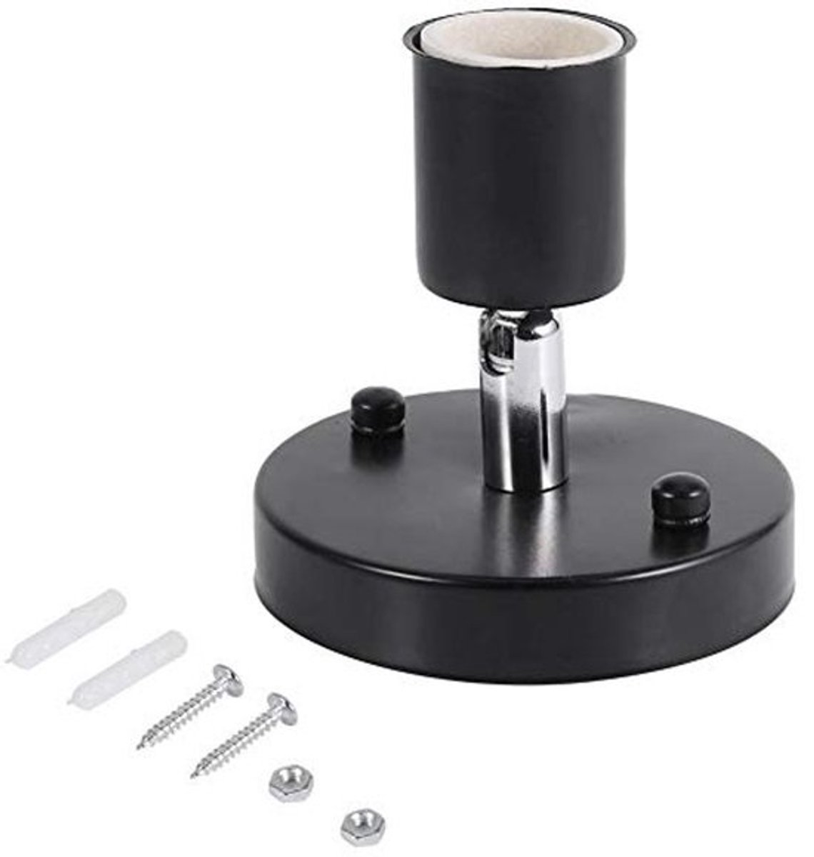 Draaibare E27 Lamp Socket Adapter voor Plafondlamp en Wandlamp
