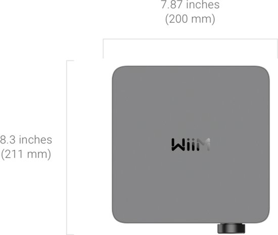 WiiM Ultra DAC streamer - Hi-Res Muziekstreamer- Space grey van WiiM. — afbeelding 4
