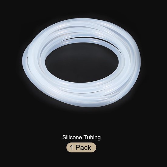 Buizen 7mm ID 10mm OD Heldere Industriële Kunststof Buizen Pure Siliconen Slangen voor Pomp Sifonering Drainage Irrigatie Brouwen, 3/8" — afbeelding 5