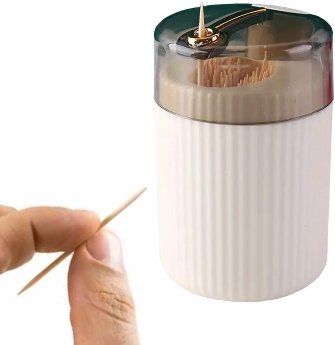 Tandenstokerdispenser, opbergdoos, robuuste kunststof container