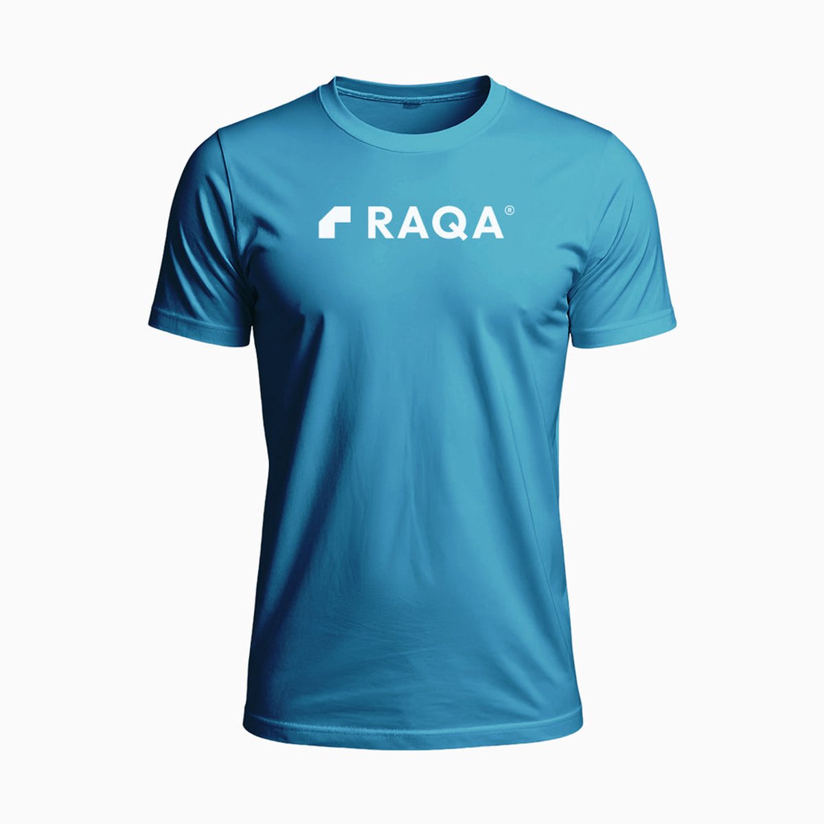 Raqa ® Padel Shirt - Veloz - Sportshirt - Tennis shirt - Fitness shirt - Heren - Sneldrogend Sportshirt - Ademend - Lichtgewicht - XXXL - Licht Blauw