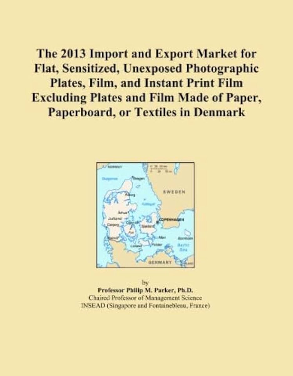 2013 Import and Export Market for Flat, Sensitized, Unexposed Photographic Plates, Film, and Instant Print Film Excluding Plates and Film Made of Paper, Paperboard, or Textiles in Denmark