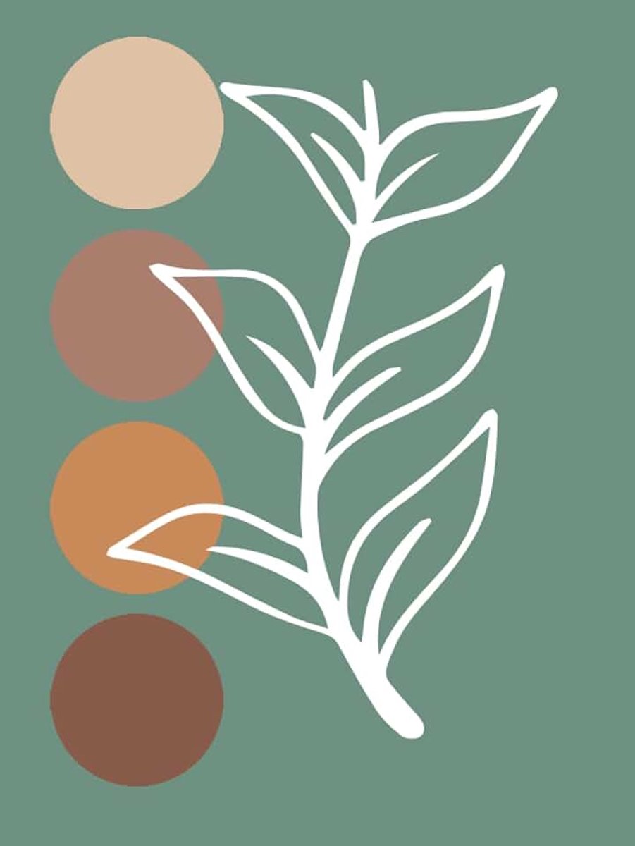 Plant, Neutral: Notebook Journal -- Hardcover, College Ruled, 100 pages, 8.25 x 11