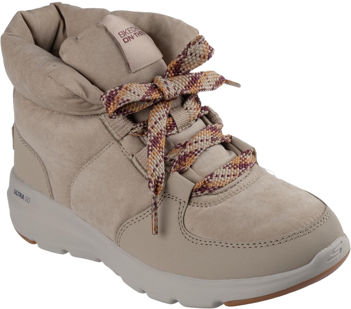 SKECHERS GLACIAL ULTRA TREND UP, 144194-TAN, Female, Beige