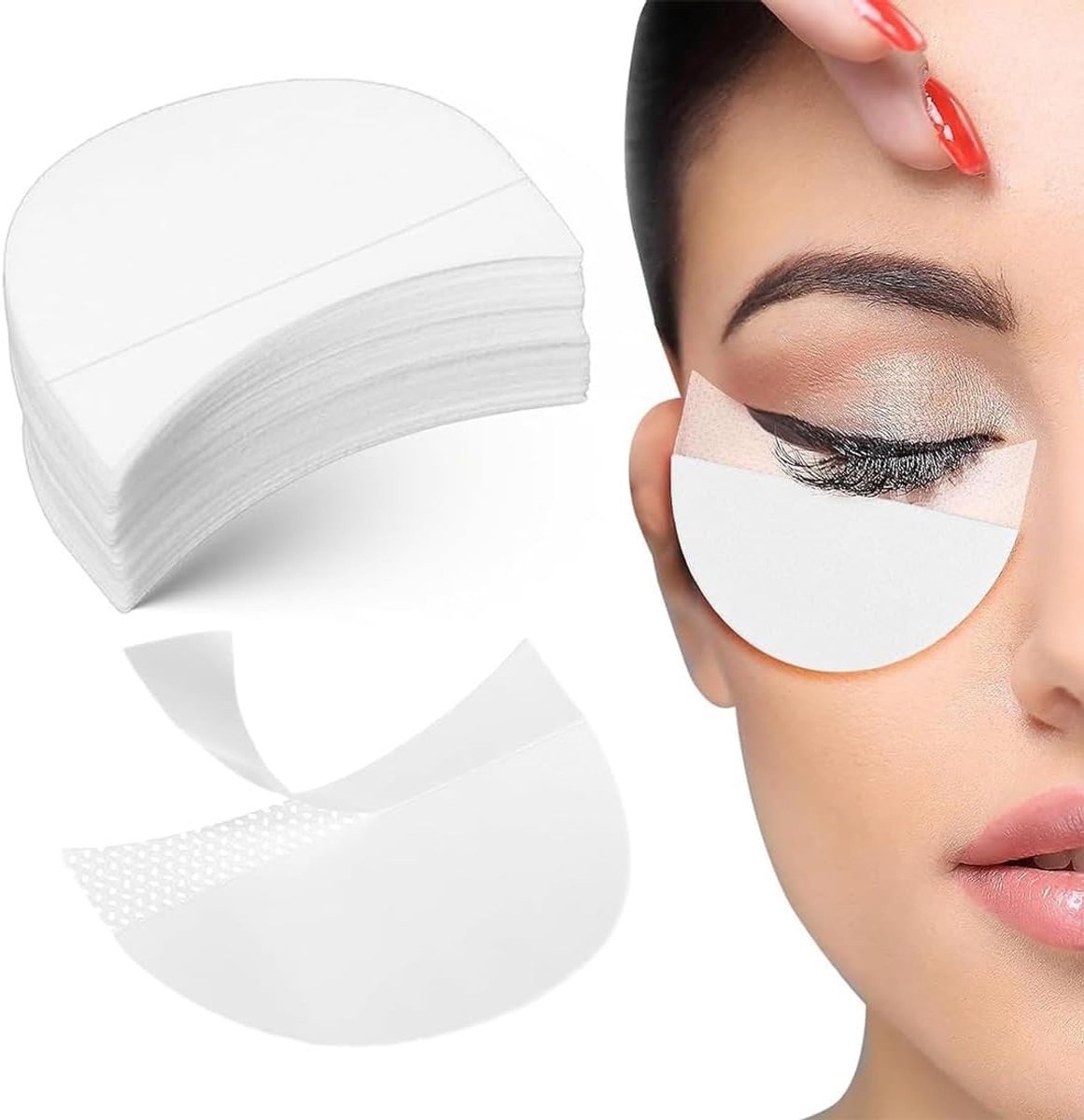 Set van 150 Oogschaduwplaten, Gel Pad Patches en Stencils voor Make-up, Ideaal voor Oogmake-up en Wimperextensions