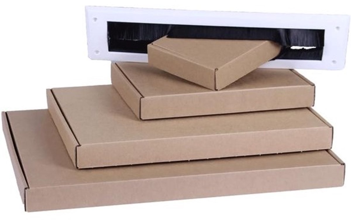 A6 Standaard Brievenbusdozen - Bruin - 50 Dozen