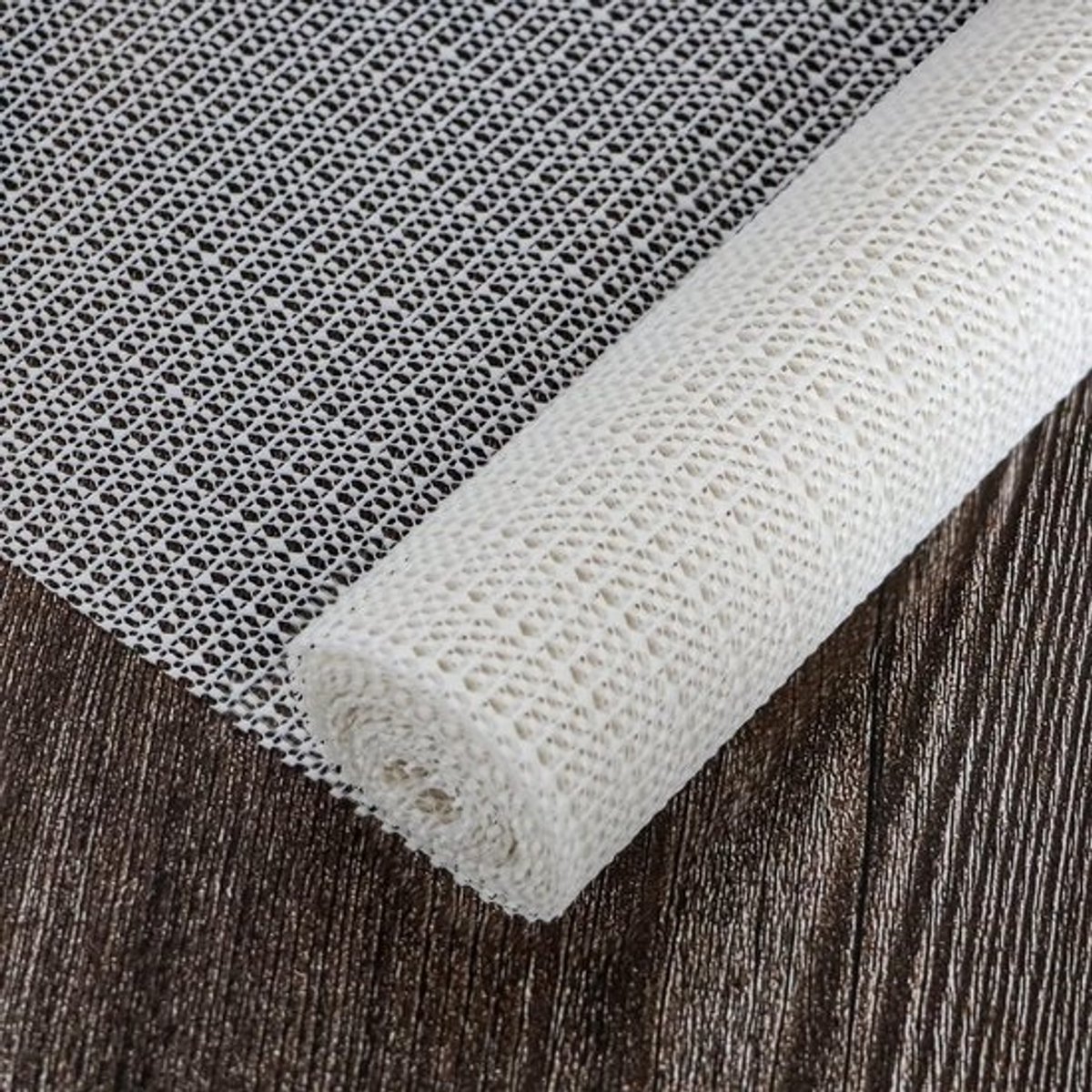 Antislipmat, antisliponderlaag, antislip, op maat te snijden, universeel voor tapijten (wit, 60 x 180 cm)