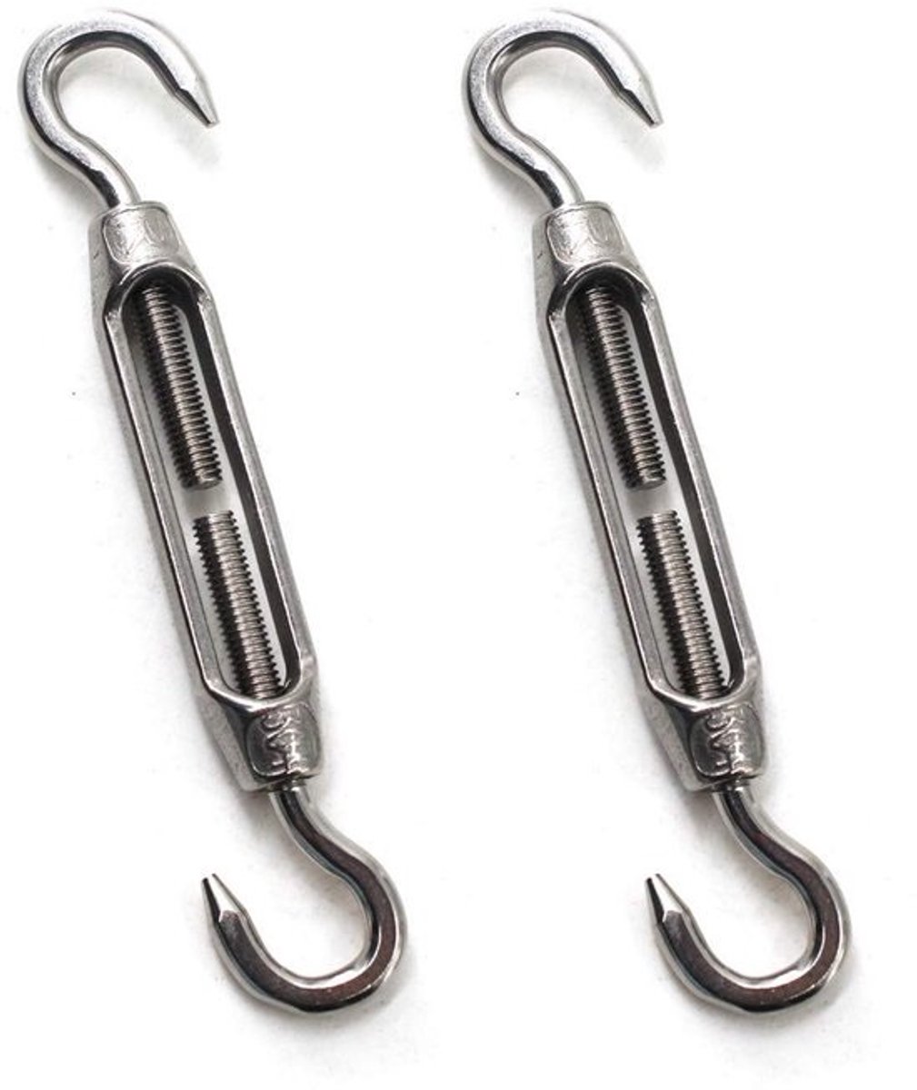 Solidchoice - RVS M8 Spanner Set van 2 Stuks voor Touw en Kabel