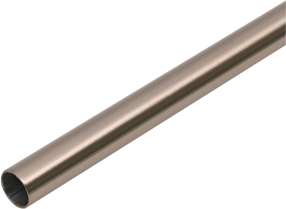 Relingbuisset, lengte 896 mm, roestvrij stalen effect, 1 stuk, 08 1733 17.35