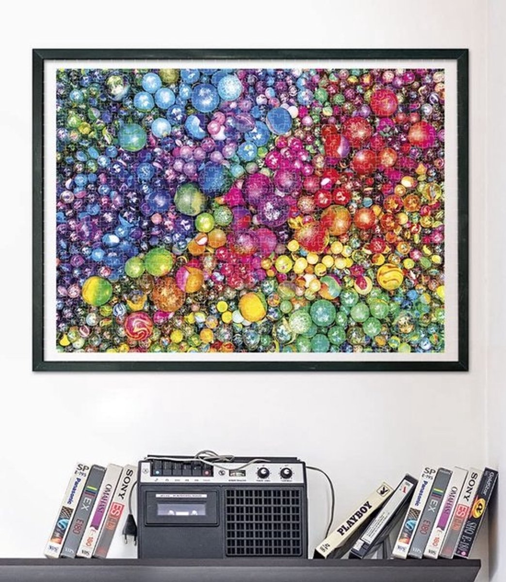 Kleurrijke Marbles Legpuzzel van 1000 Stukjes voor Volwassenen