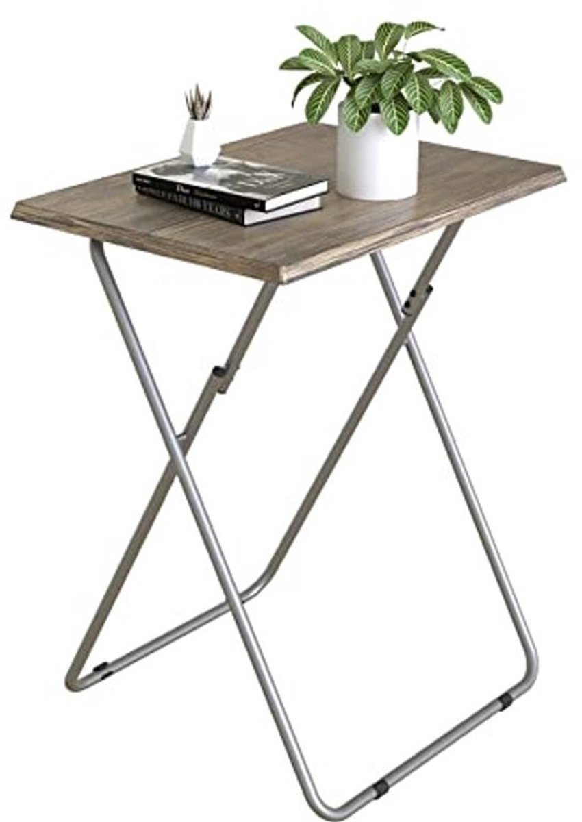 Inklapbare Bijzettafel voor Balkon en Tuin - Opvouwbare Tafel voor Binnen en Buiten