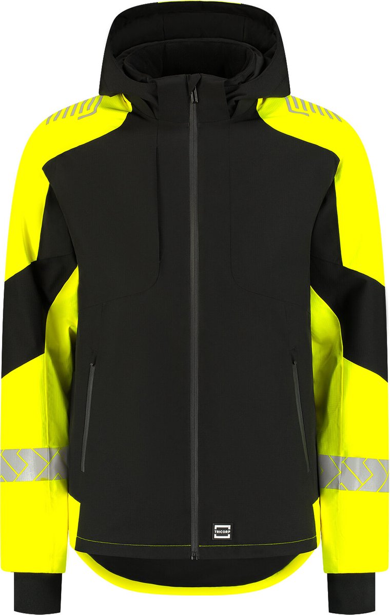 Tricorp Winterjas Ripstop Reflective Redefined 406117 Blackfluoryellow