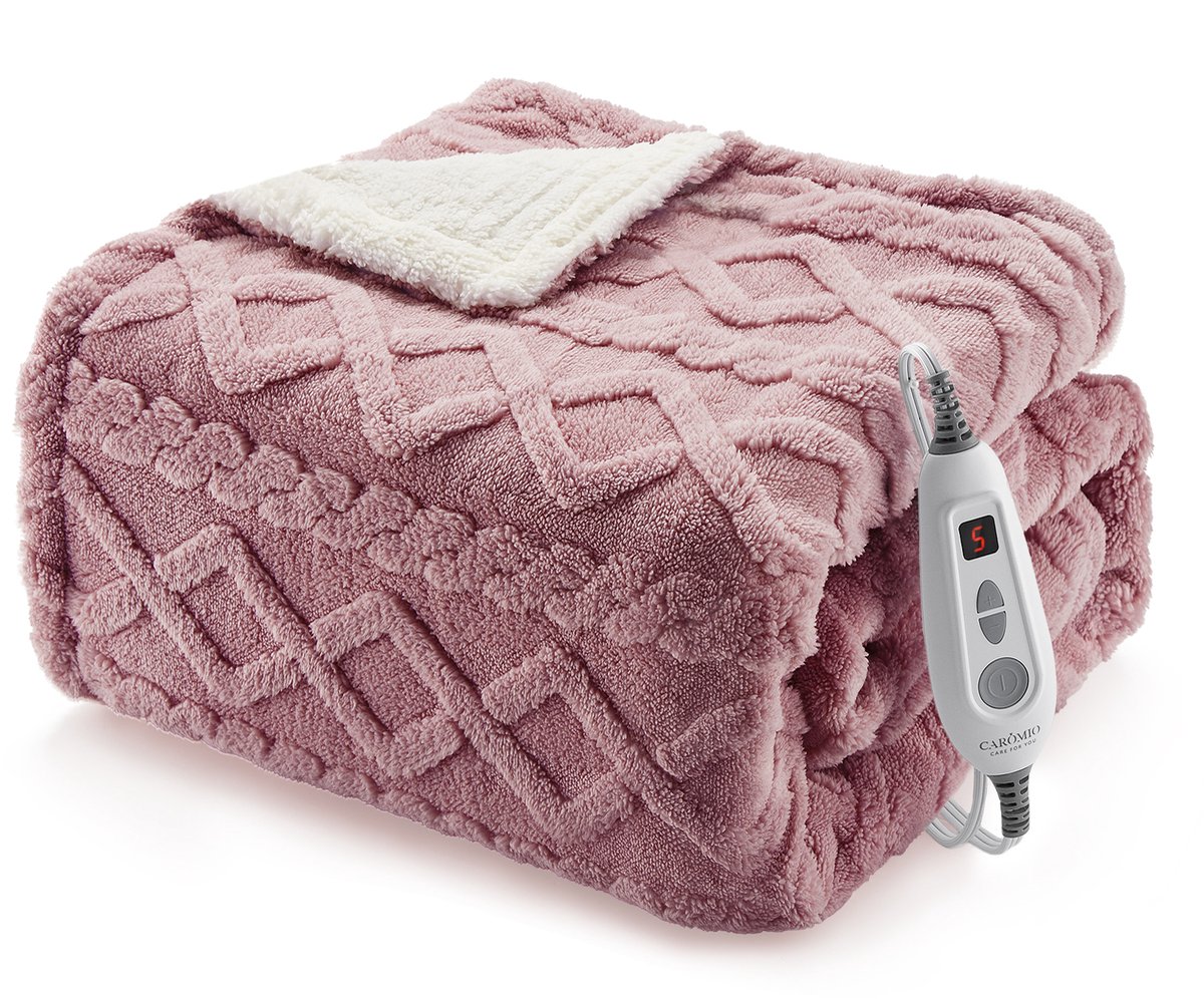 ZJIE Elektrische Deken Verwarmd Met LCD Display 130x180 Cm Roze - ZJIE E-COMMERCE SPÓŁKA Z OGRANICZONĄ ODPOWIEDZIALNOŚCIĄ - €39,99