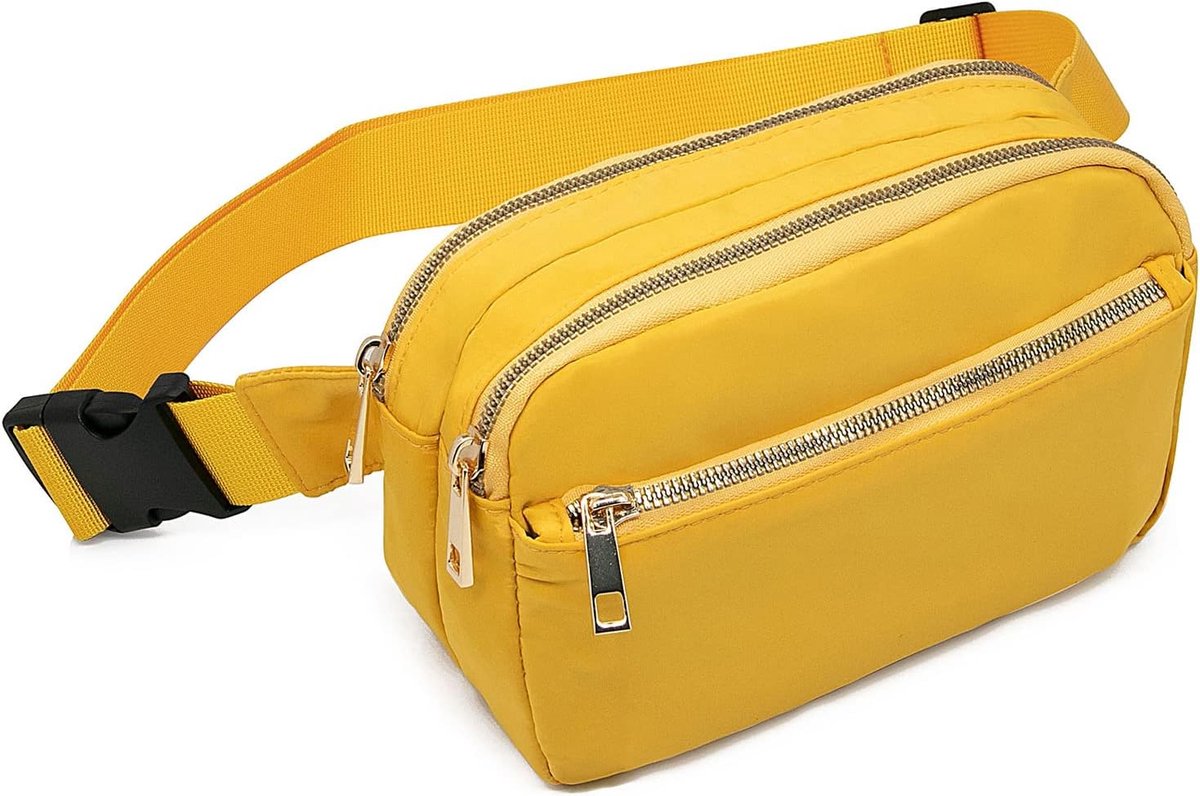 Keeper Bumbags voor dames - zwarte modieuze heuptasjes, heuptasje voor dames, festivalheuptas met verstelbare riem voor feest, reizen, wandelen en buiten