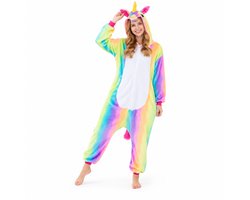 Eenhoorn Onesie Kinderen – Unicorn Dieren Huispak – Maat 110/116 – Jongens & Meisjes
