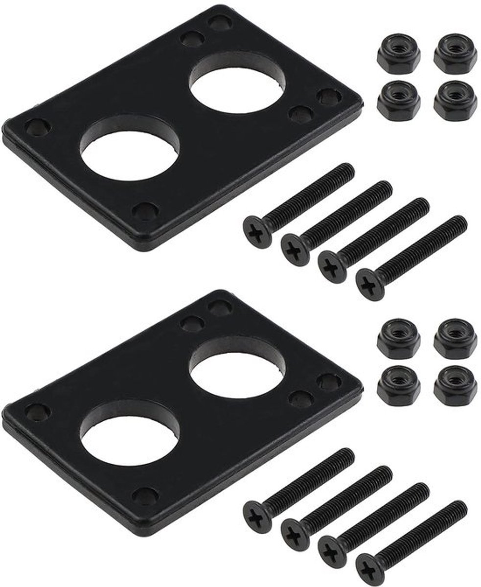 10 Stuks 6 mm Afdichting Skateboard Longboard Riserpads - Skate Accessoires voor Schokdemping en Bescherming