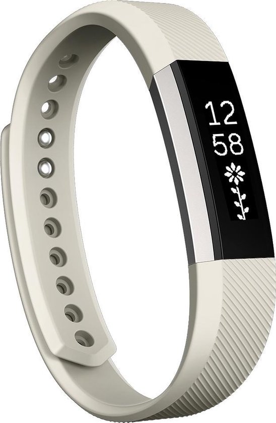 Bracelet en silicone Fitbit Alta (HR) | Beige | Qualité premium | Taille: S  | TrendParts | bol.com
