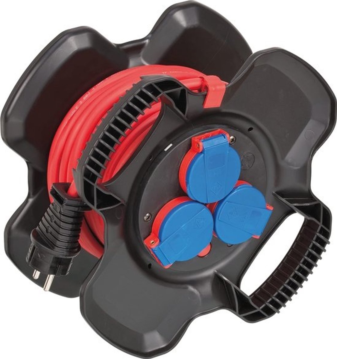 CEE-verlengkabel 10 m - Hoogwaardige rubberen H07RN-F5G kabel 16 A/400 V, IP44 voor buitengebruik
