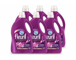 6 x Fleuril - Wasmiddel - Color Blossom Vloeibaar Wasmiddel - Kleurbehoud & Bloemige Geur - 54 wasbeurten - Voordeelverpakking - 6 stuks