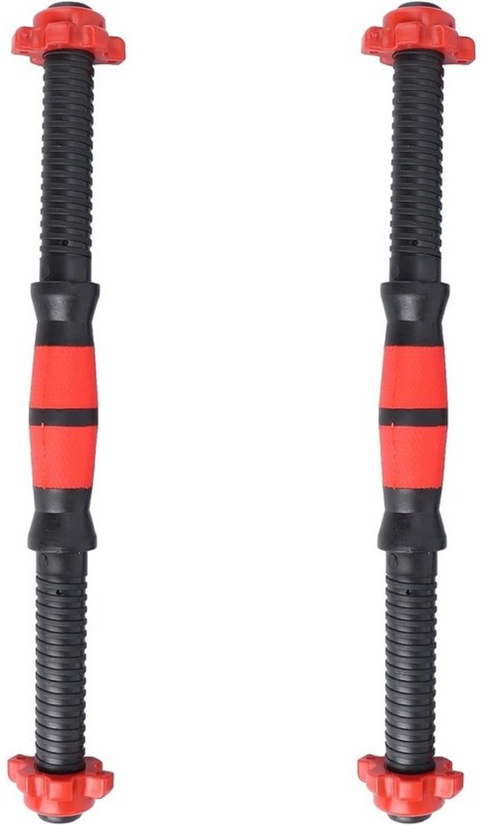 Halterstangen voor gewichtheffen - 2 stuks gymaccessoires voor barbells en dumbbells in willekeurige kleur