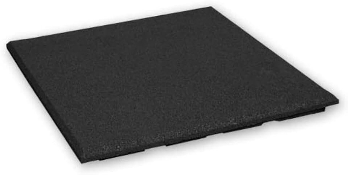 - 50x50cm - 30mm - zwart - speelplaatsbescherming met TÜV in Kita en school