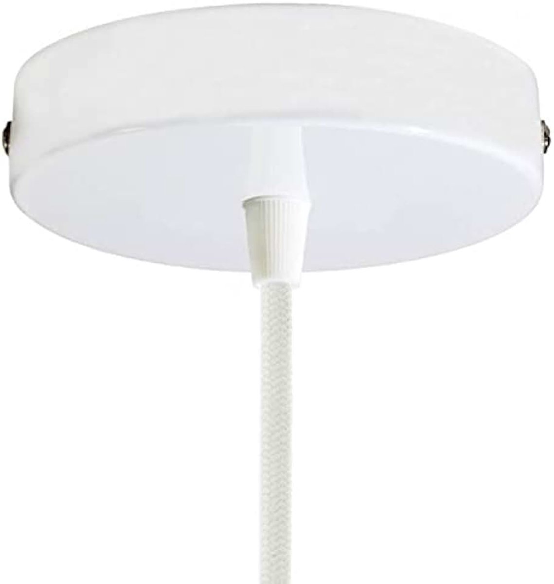 Rozet van metaal Ø 120 mm 1/2/3/5/7 uitgangen. Kleuren: wit, zwart, chroom, koper, messing en parelzwart (1 gat wit)