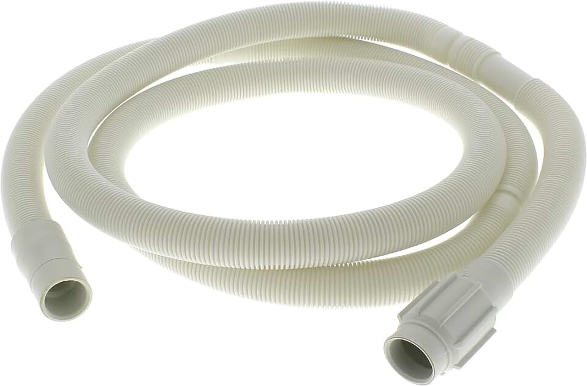 2,28 m afvoerslang 22/24 mm Ø voor whirlpool Bauknecht Ignis 481253029113 voor wasmachine vaatwasser