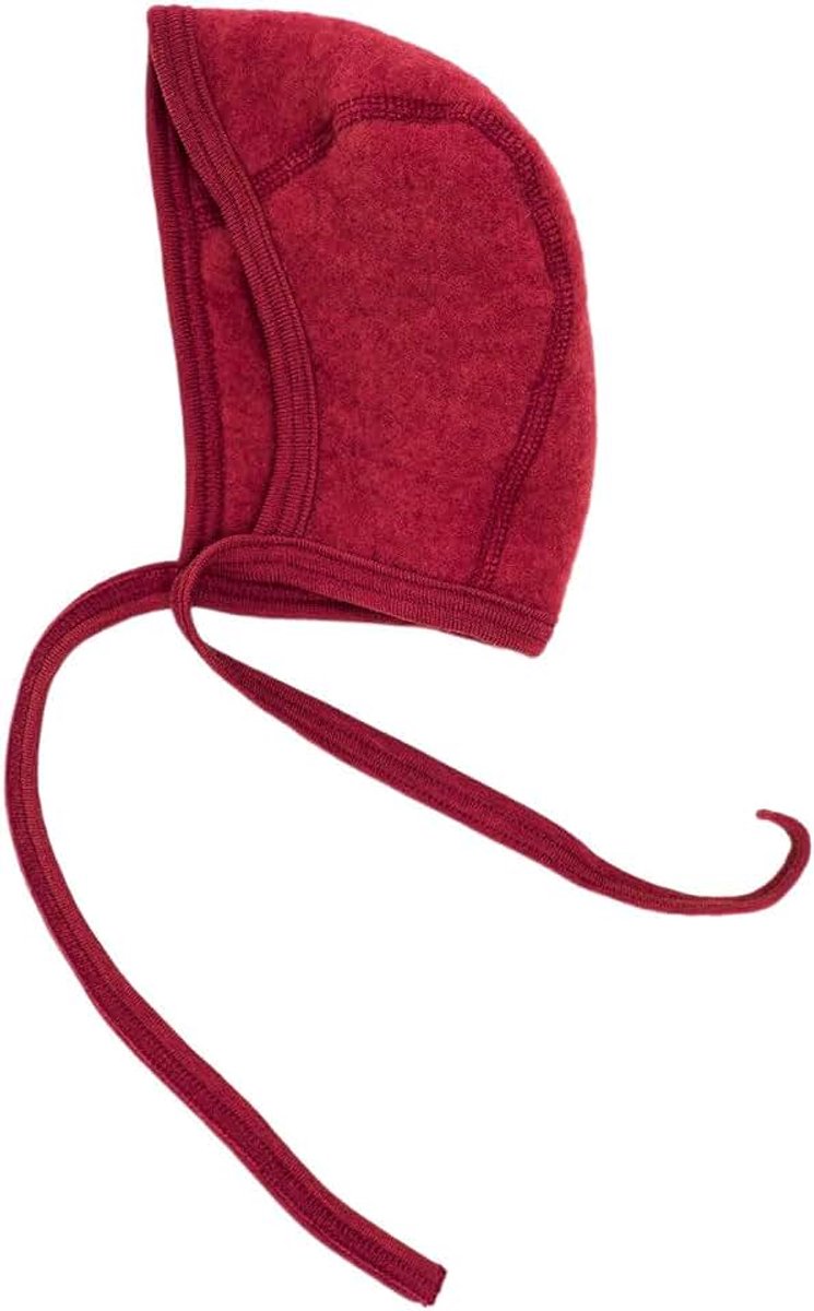 Natuur babymutsje, fleece, 100% wol