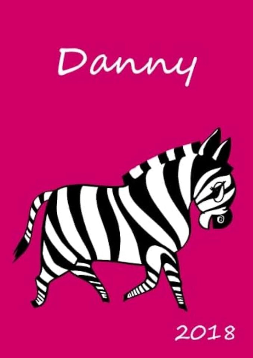 Personalisierter Kalender 2018 - Danny - DIN A5 - eine Woche pro Doppelseite