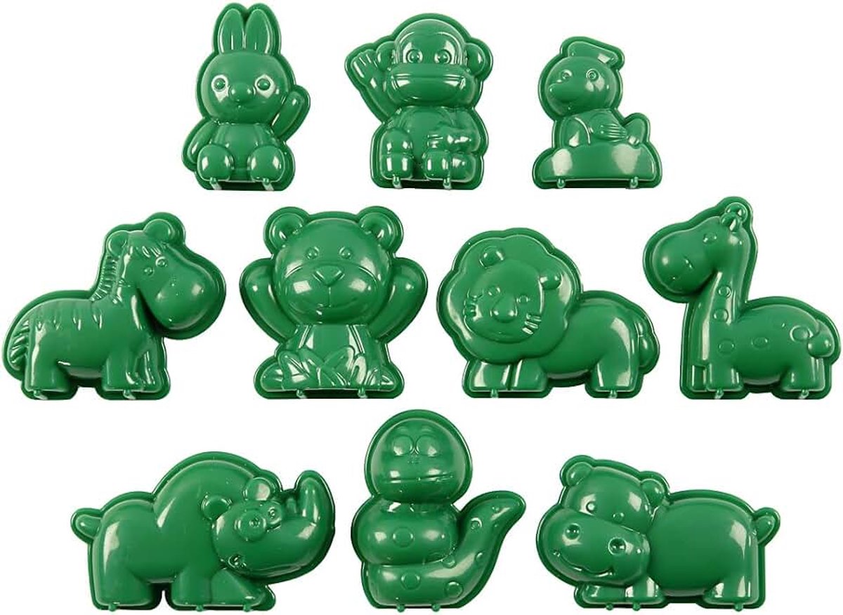 Maat 4-7 cm, dieren, 10asstd