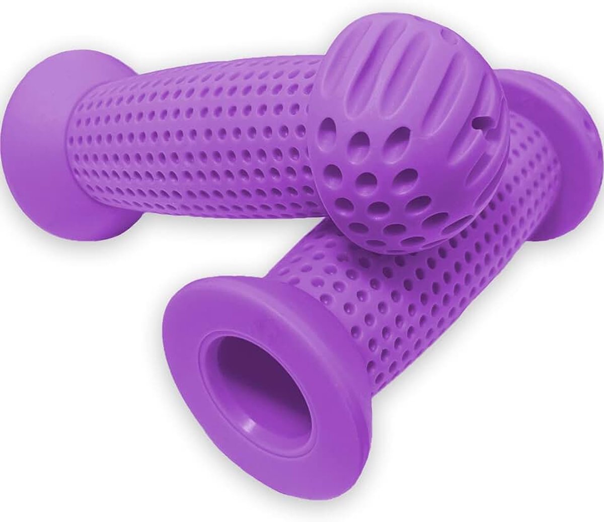 Kinderfietsgrepen fietsgrepen ergonomische rubberen fietsstuur antislip voor kinderfiets 1 paar stadsfiets 100 mm zwart
