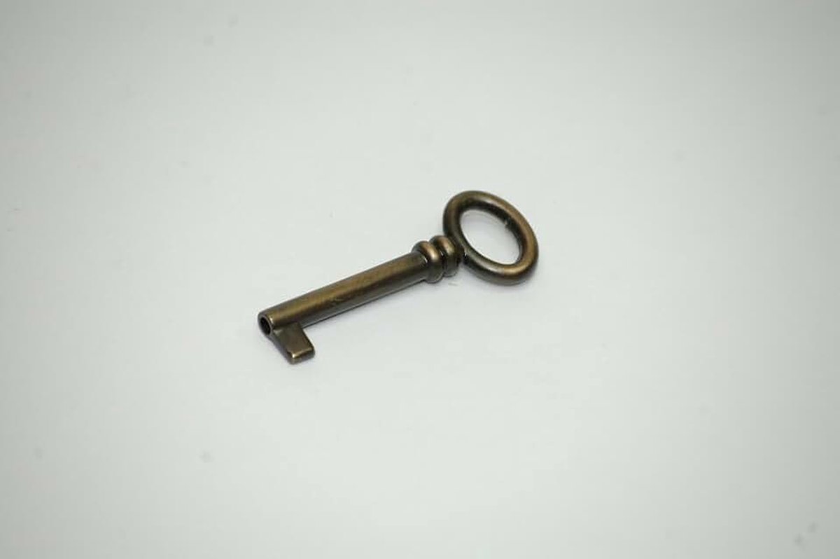 Meubelsleutel Kastsleutel Gebruineerd metaal 67 mm