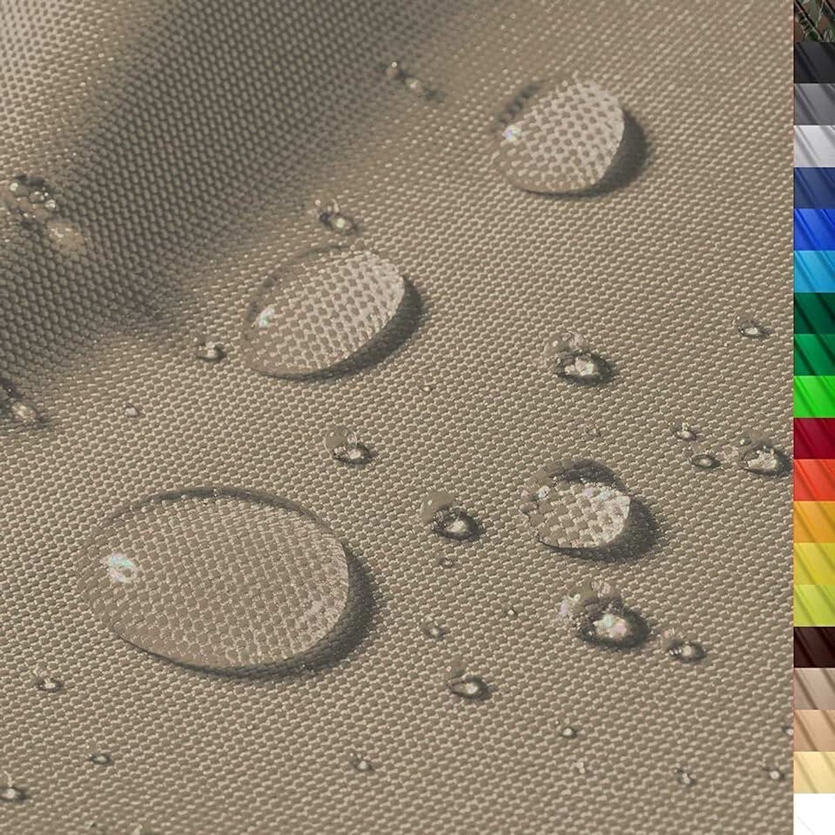 Polyesterstof "Monaco" met 12.000 mm waterkolom voor tenten, afdekzeilen, hoezen, outdoorkleding en dergelijke - afmetingen 400 x 160 cm - scheurvast en onderhoudsvriendelijk (kl