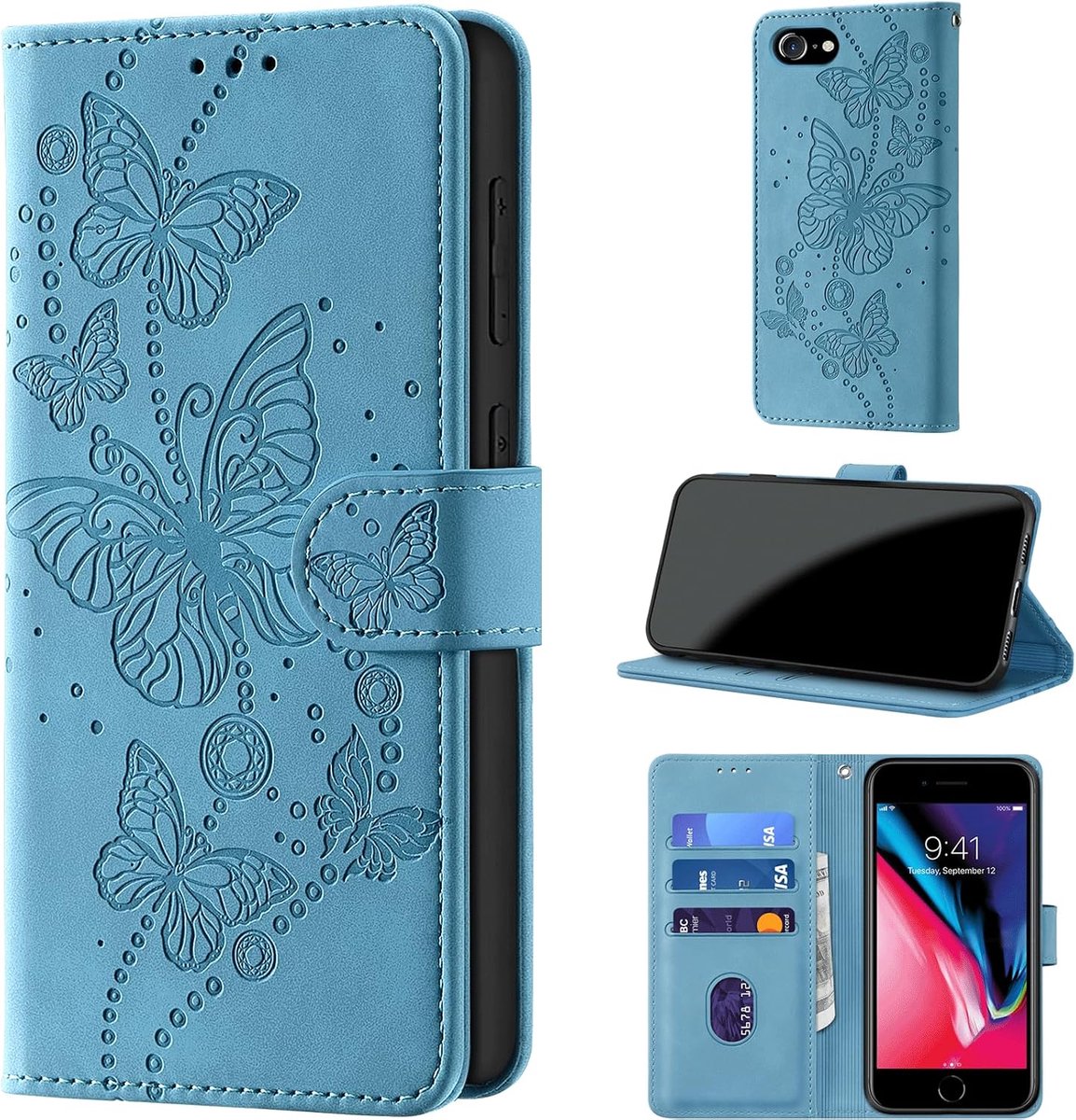 Beschermhoes voor iPhone 7/8 /SE2/SE3 4,7 Zoll, grijs