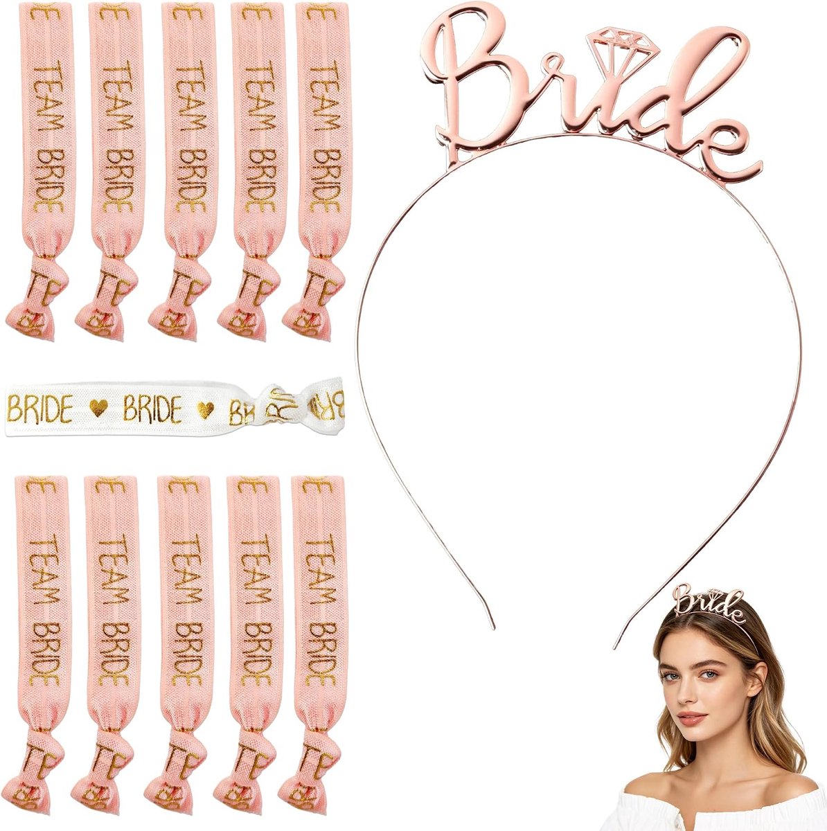 12 stuks accessoires vrouwen team bride armbanden set voor vrijgezellenfeest accessoires, vrijgezellenfeest vrouwen, sjerp vrijgezellenfeest voor vrijgezellenfeest, vrijgezellenfeest en team bride