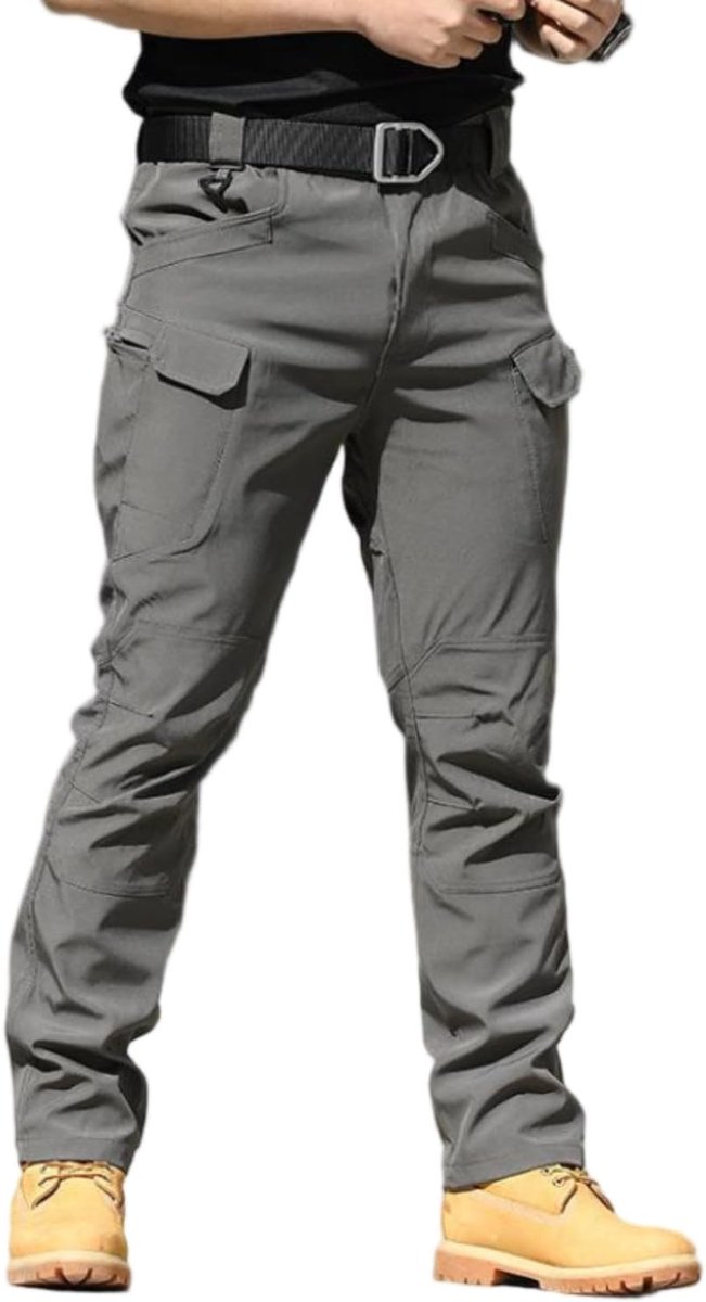 Cargobroek voor heren, meerdere zakken, ritssluiting, dun, gevechtsbroek, waterdicht, militaire broek, tactisch