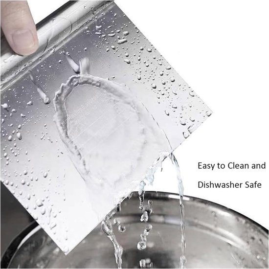 Hankous 1 Stks Rvs Deeg Cutter, Deeg Cutter met Non-Stick Meetschaal Keuken Gereedschap voor Cake Pizza Cake Deeg Bakken Gebruiksvoorwerpen — afbeelding 4