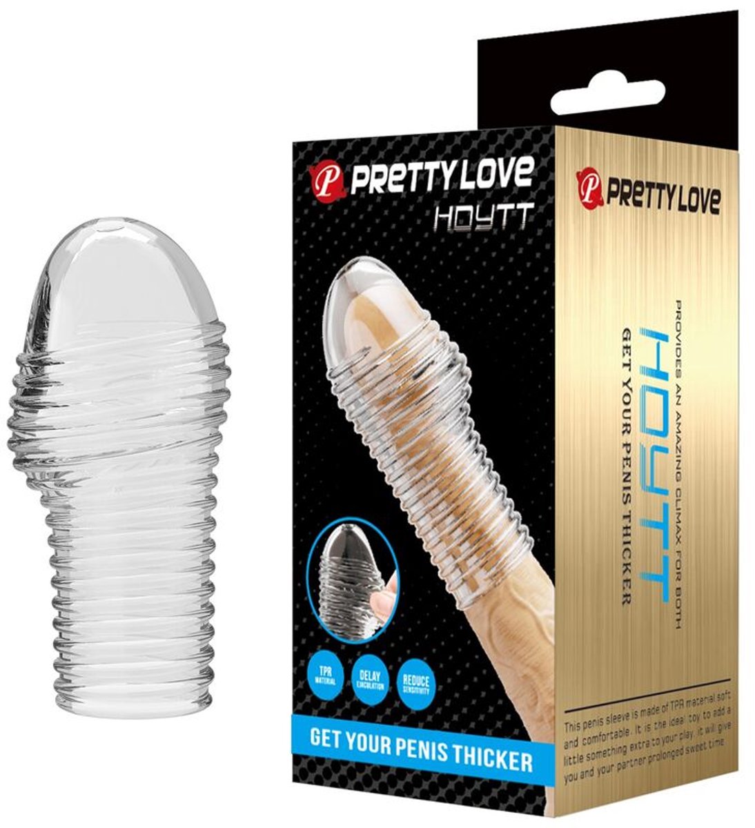 Hottt Penis Sleeve Transparant