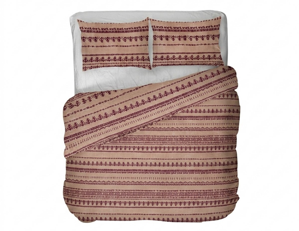 kayori Sia Dekbedovertrek - Extra breed - 260x200/220 cm - Oudroze