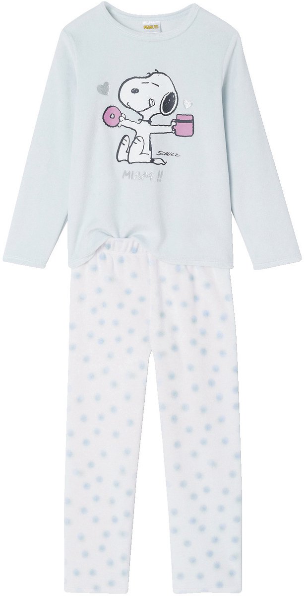 SNOOPY Pyjama velours enfant fille Snoopy