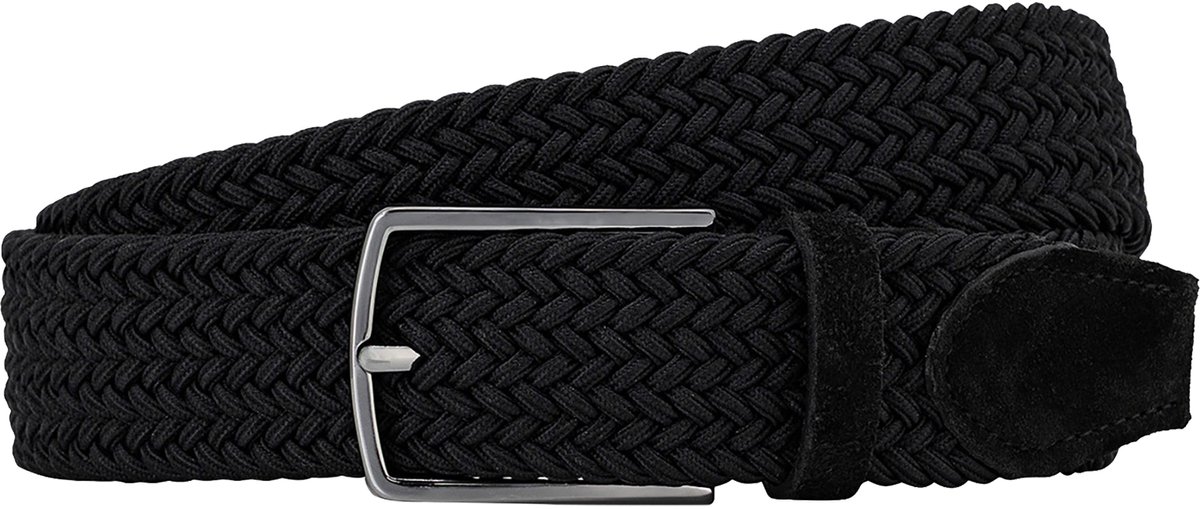 LINDENMANN elastische heren riem - zwart