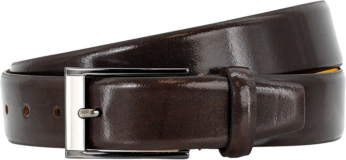 PIERRE CARDIN leren heren riem - bruin