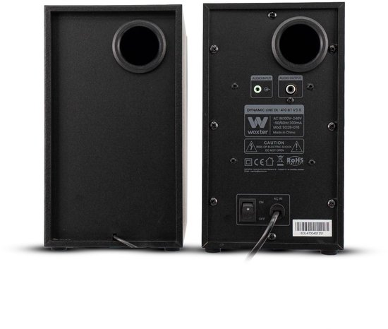 Stereo Luidspreker 150 W Bluetooth - Hout - 2.0 Kanaals - Multimedia Speaker - Zwart - Voor TV En Computer — afbeelding 4