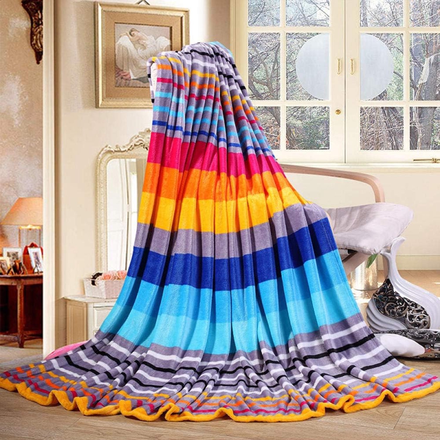 Deken - Hoog ademend vermogen - Premium zware dekens - Rustig slapen voor volwassenen en kinderen, duurzame dekbedden en hoogwaardige constructie -8_200x230cm