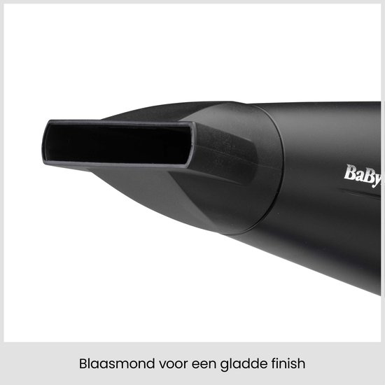 Concentrateur noir pour sèche-cheveux BaByliss pour une finition lisse.