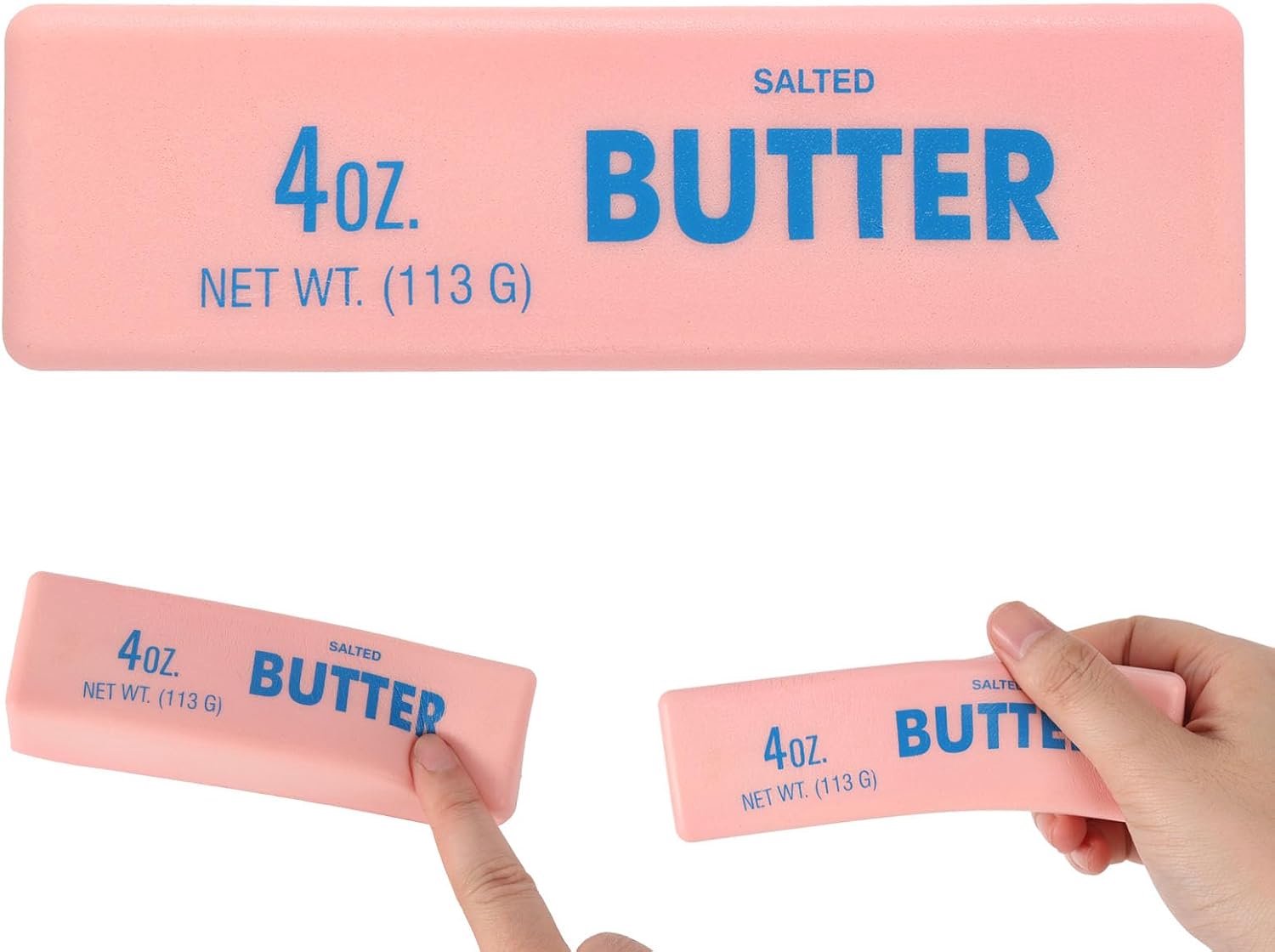 1st Boterknijpspeeltje, Friemelspeeltje in Vorm Van Voedsel (Roze)