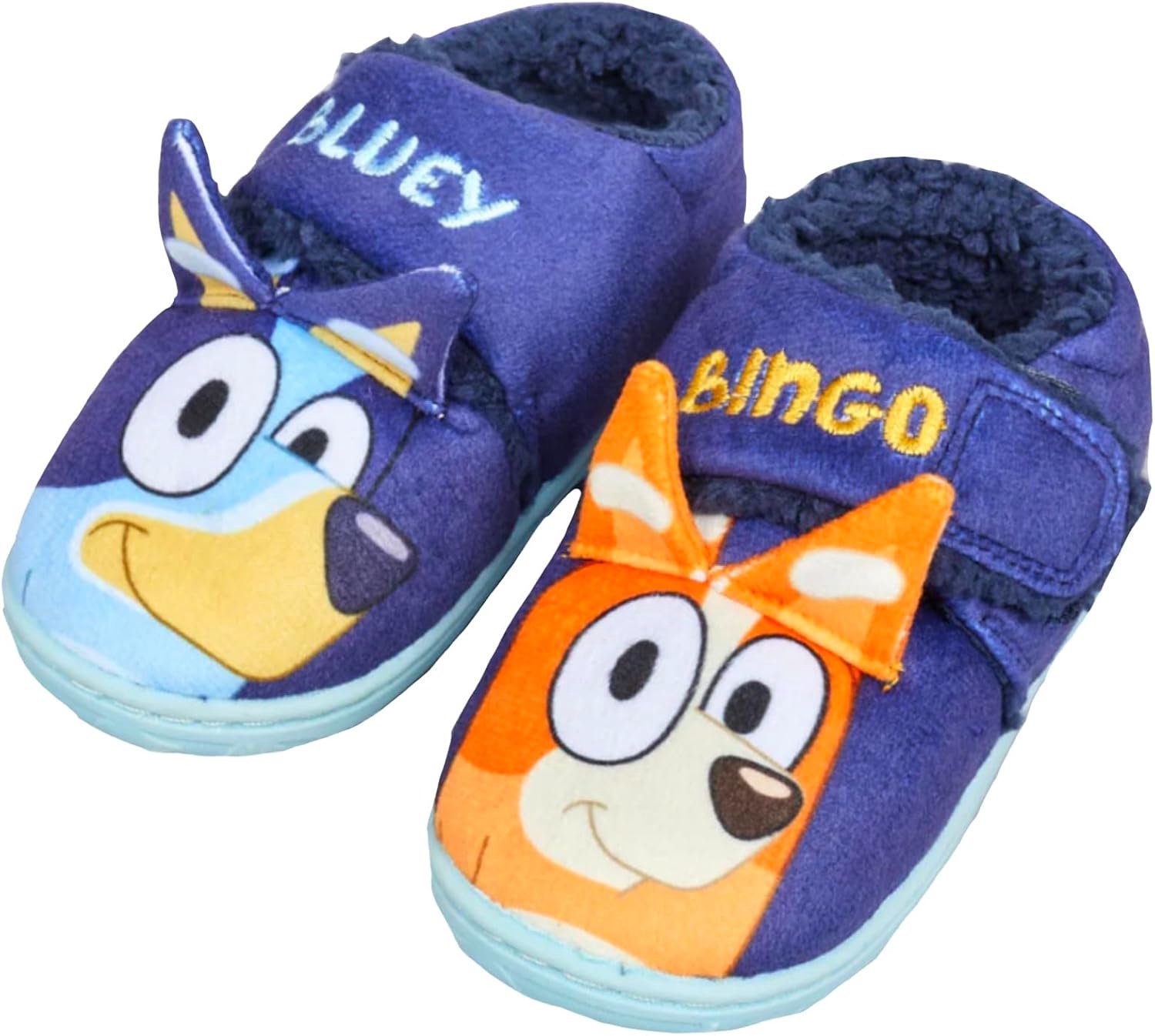Bluey & Bingo Pantoffels met 3D Oren - Blauw - Maat 6-12