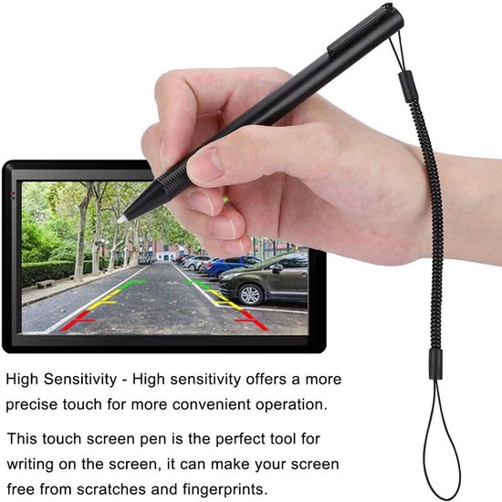 Touchscreen anti-kras pen - stylus touchpen voor PDA Navigator POS met springtouw resistieve touchscreens en anti-kras eisen — afbeelding 2